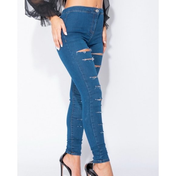 Parisian Super Skinny Leg Jeggings - Picture 6 of 9